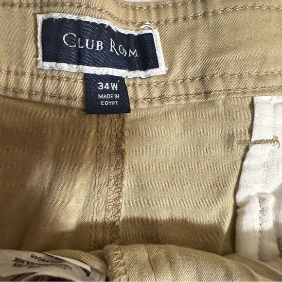 Club Room‎ Cargo Short Stretch Tan - 34 - NWT - Picture 8 of 8
